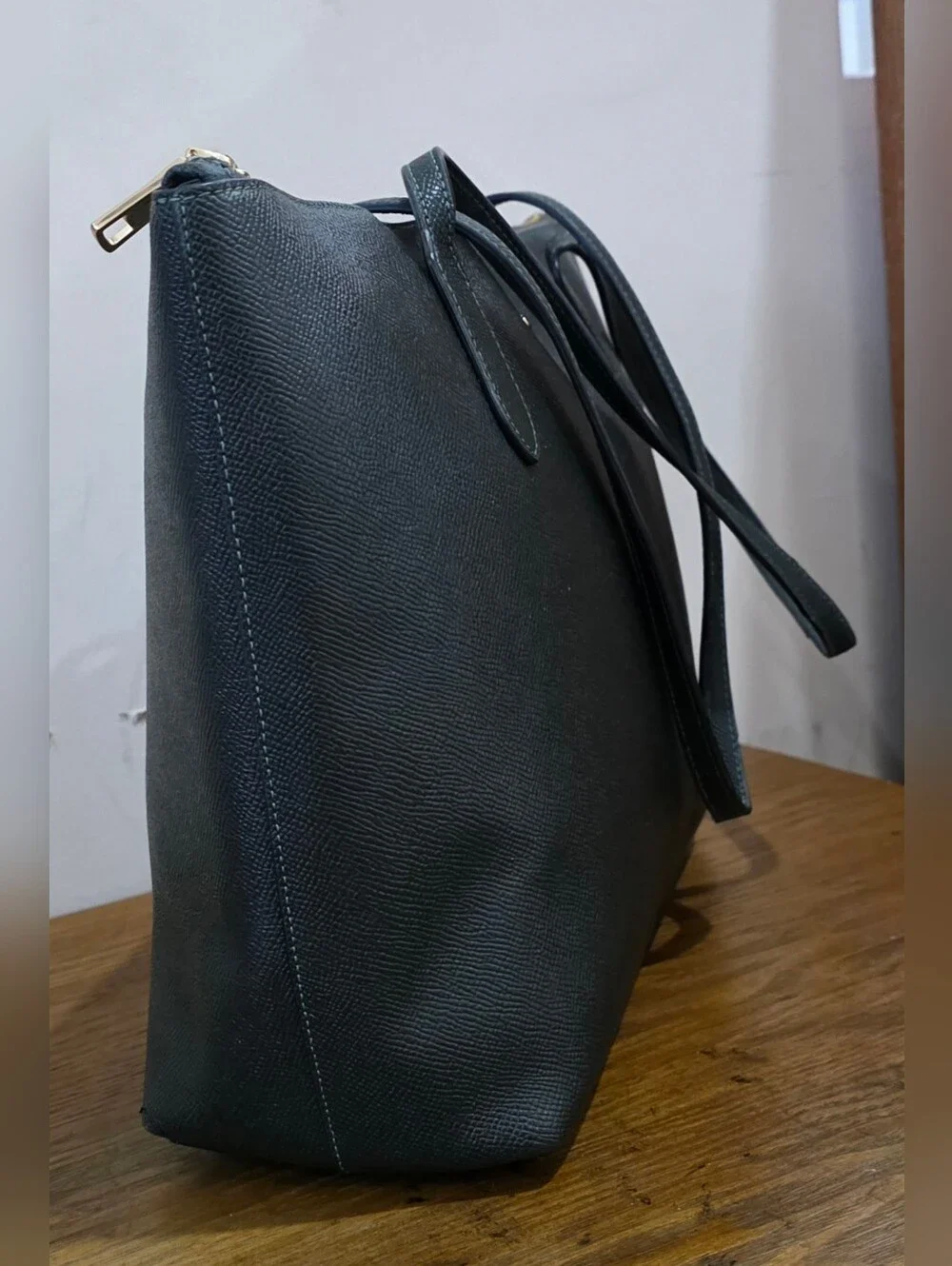 Coach Olive green leather Tote bag